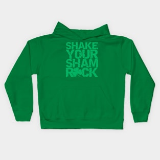 St Patricks Day Sham Rock Kids Hoodie